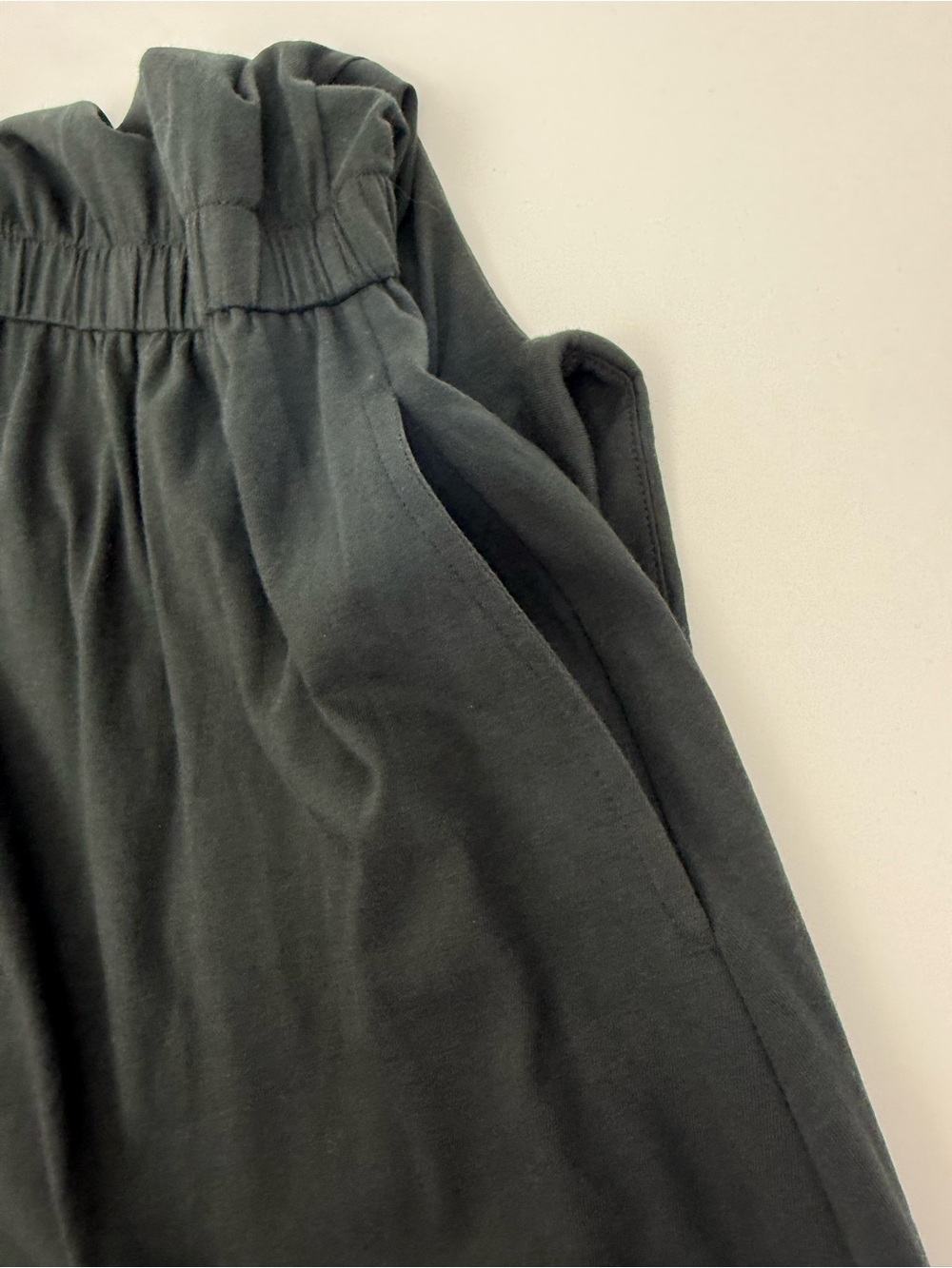 Nation LTD Garcelle Organic Cotton T-Shirt Midi Maxi Dress Jet Black Minimalist - Picture 10 of 16